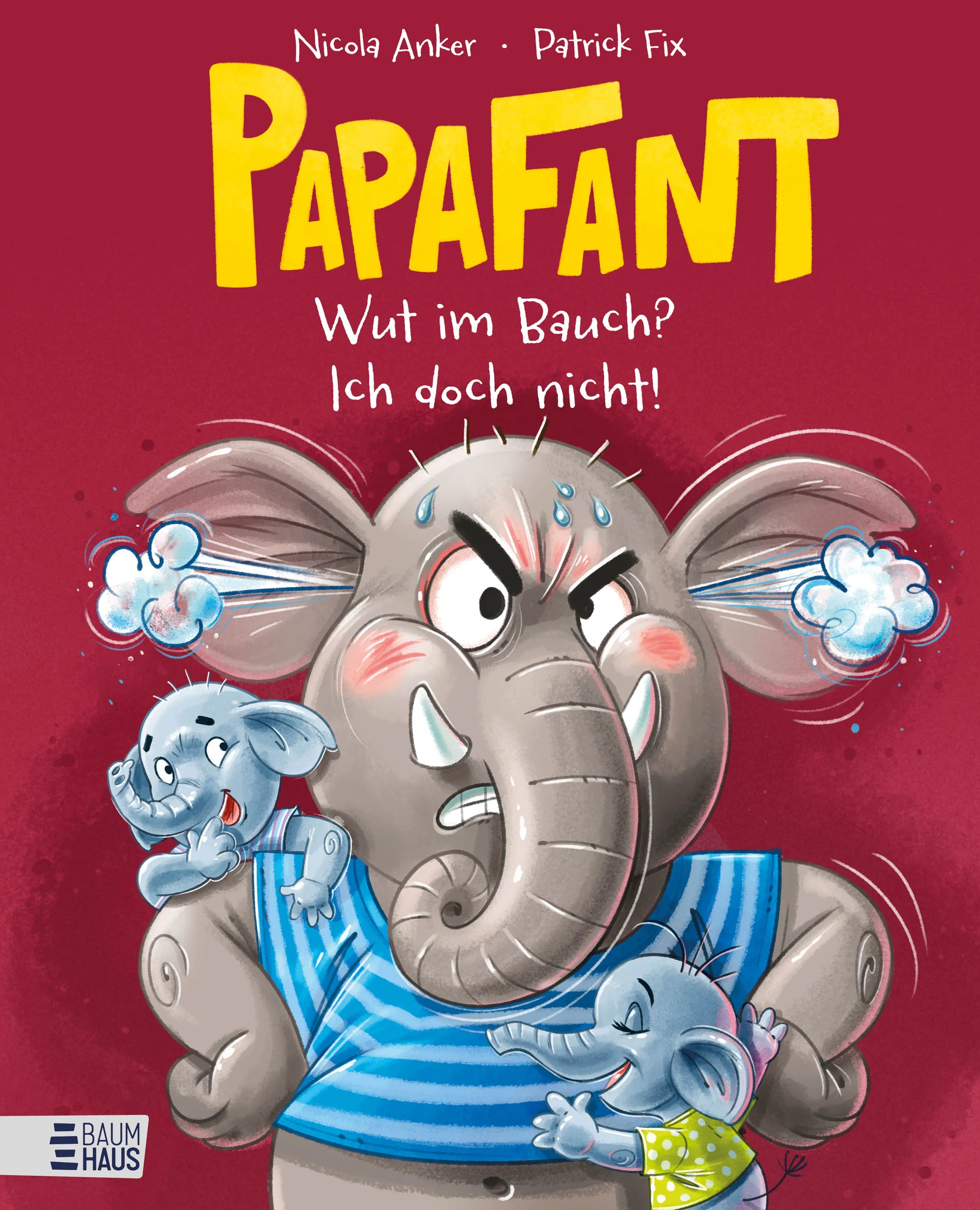 Cover: Papafant - Wut im Bauch? Ich doch nicht! (Hardcover) von Nicola Anker