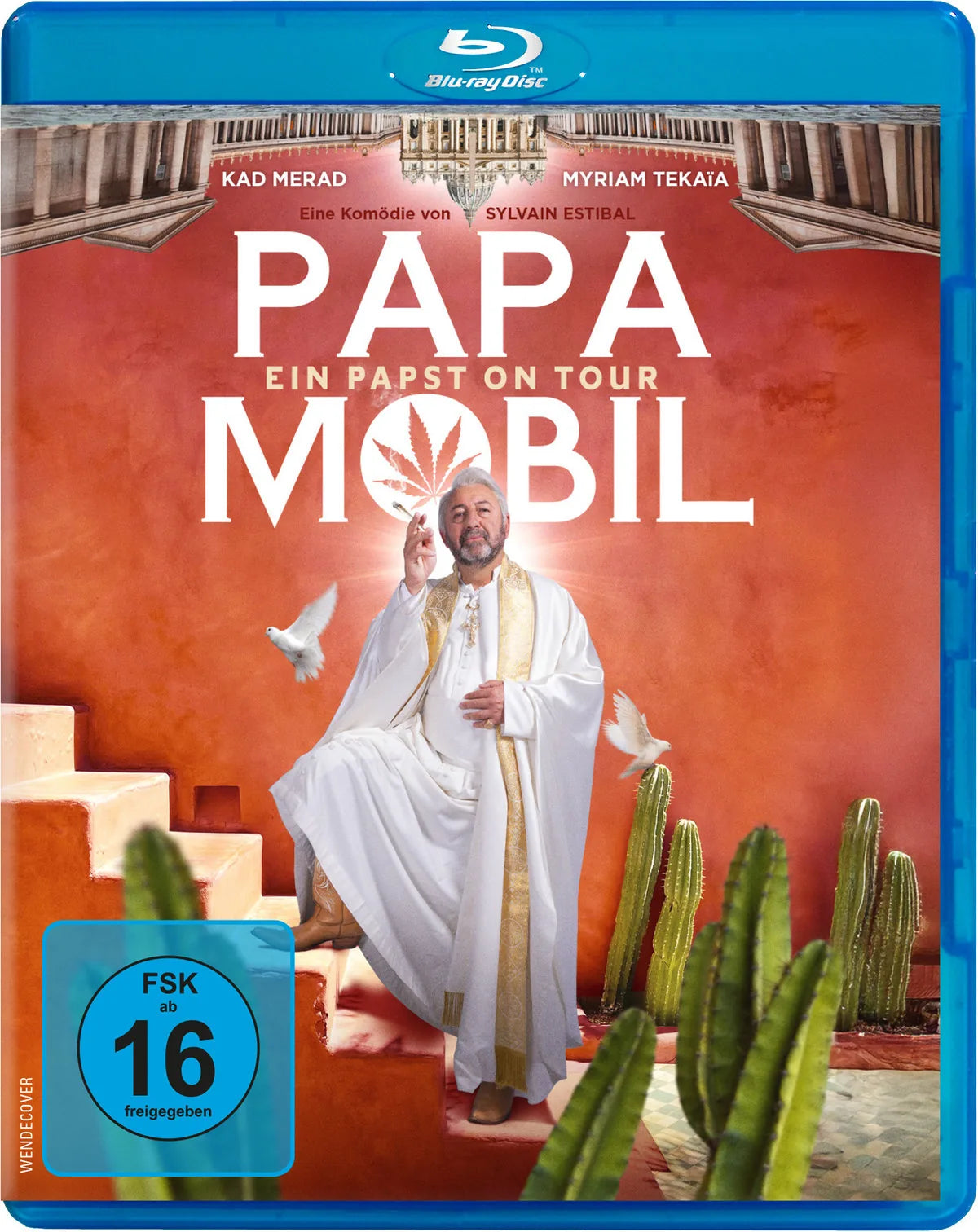 Blu-ray-Cover: Papamobil. Regie: Sylvain Estibal