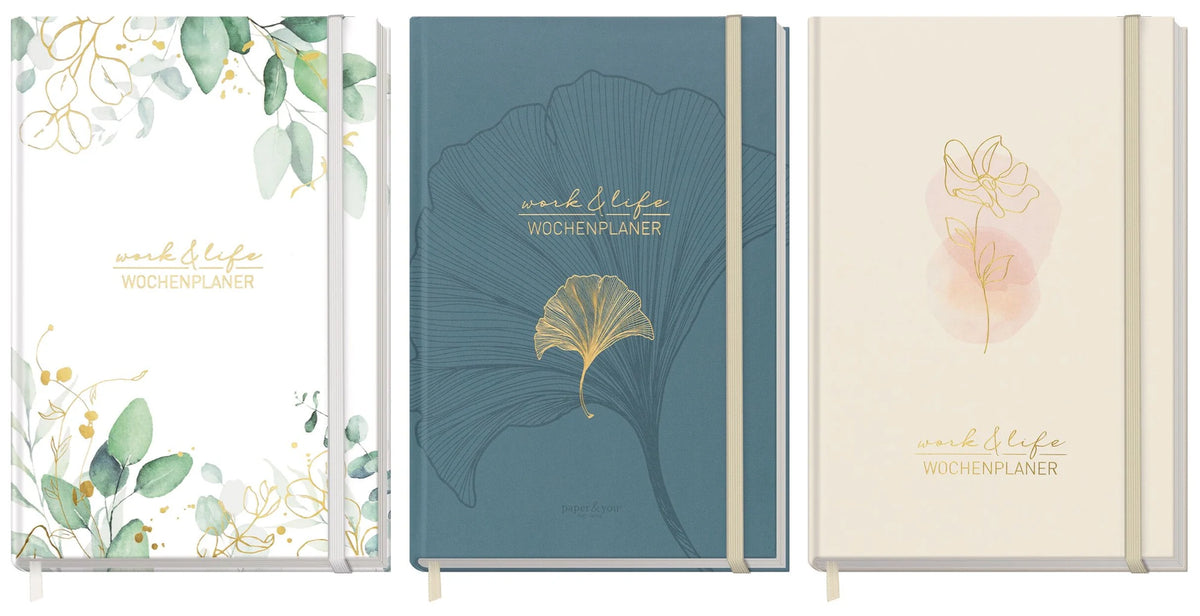 Taschenkalender: paper&you Work & Life Wochenplaner A5