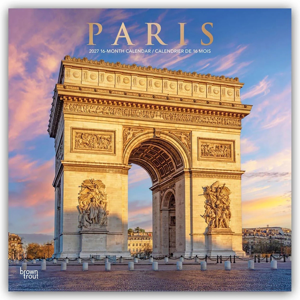 Wandkalender: Paris 2027 – 16-Monatskalender