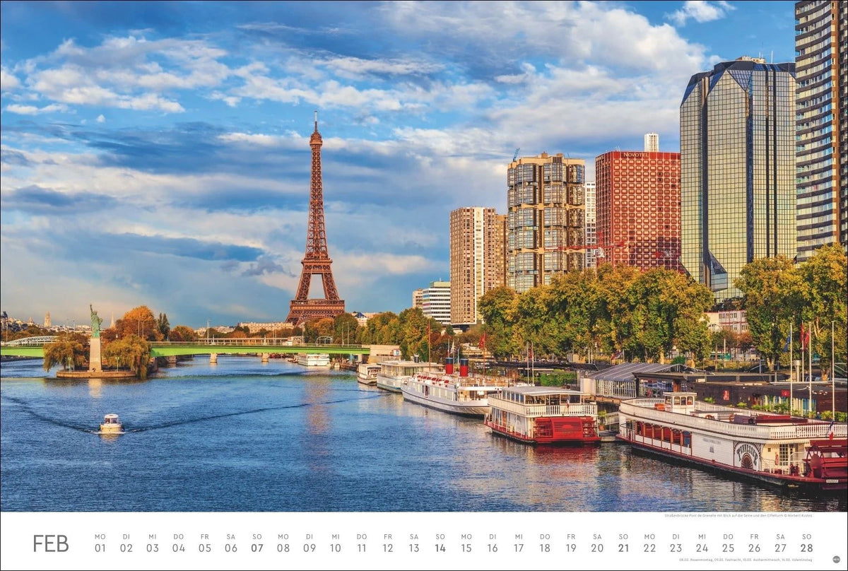Paris Edition Kalender 2027 – Ansicht