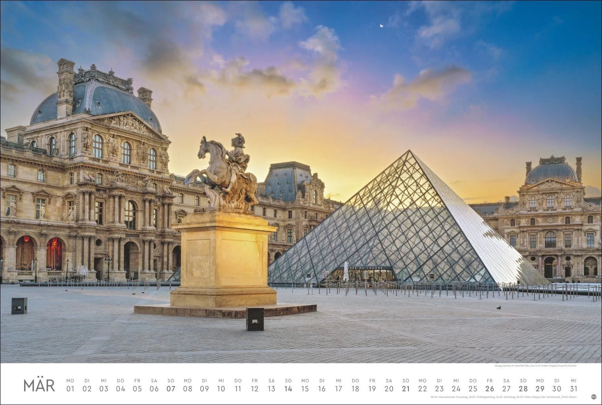 Paris Edition Kalender 2027 – Ansicht