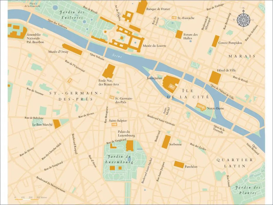 Abbildung von 'Paris, links der Seine'
