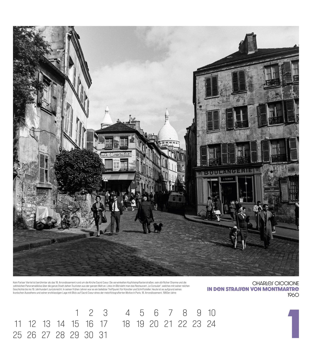 Paris, mon Amour Kalender 2027 – Ansicht