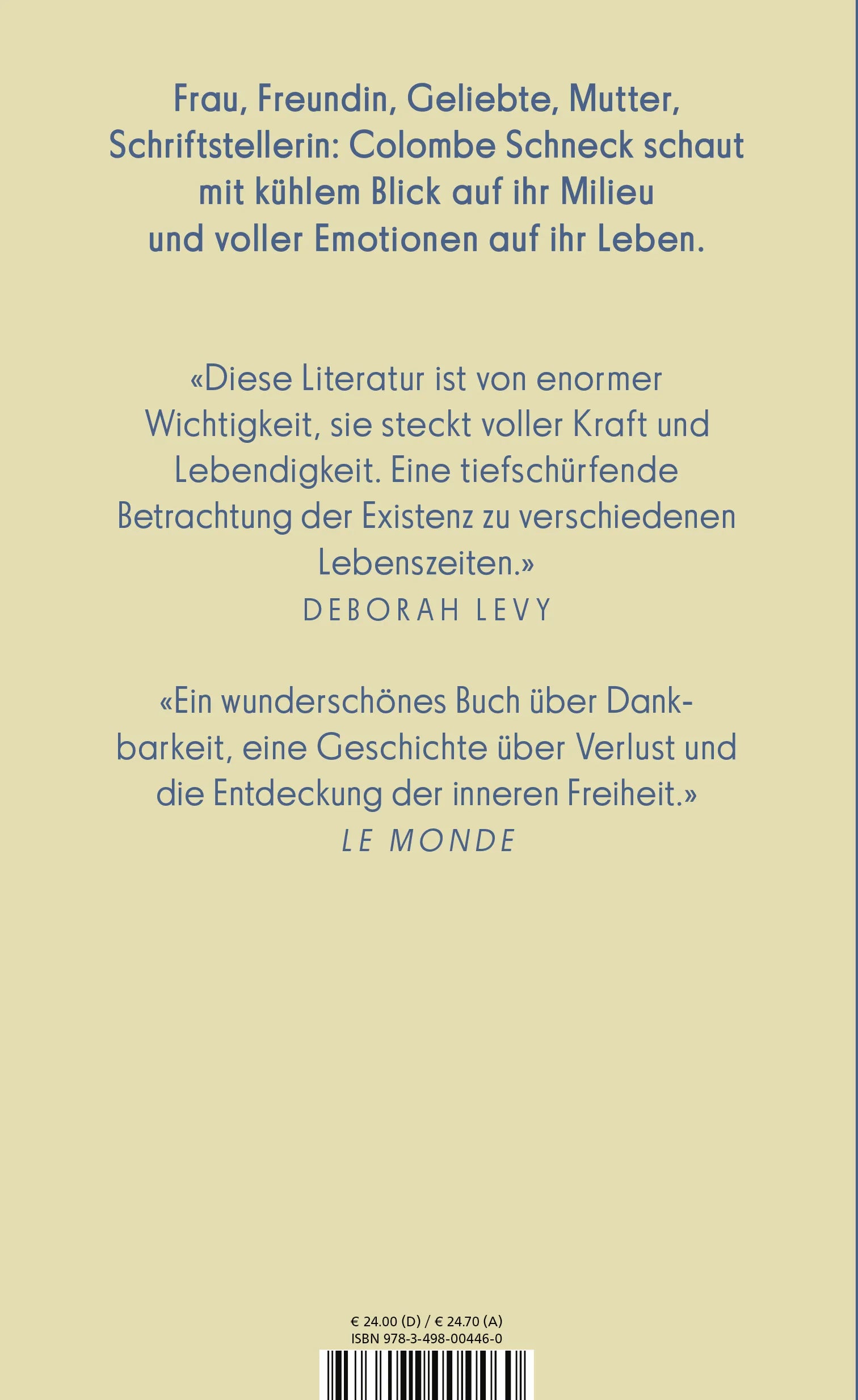 Buchrückseite von 'Paris-Trilogie' mit Klappentext - Gebundene Ausgabe