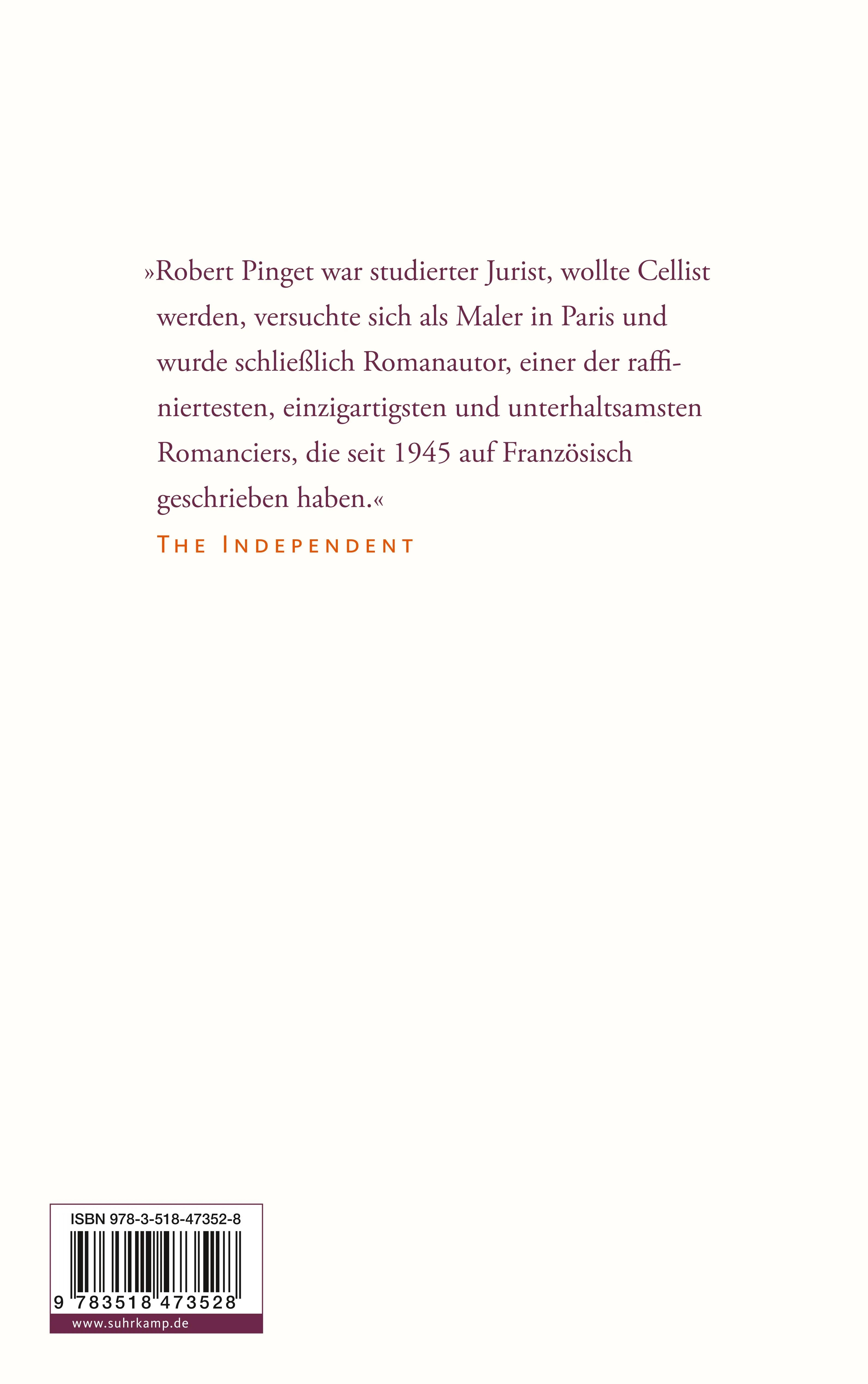 Buchrückseite von 'Passacaglia' mit Klappentext - Taschenbuch