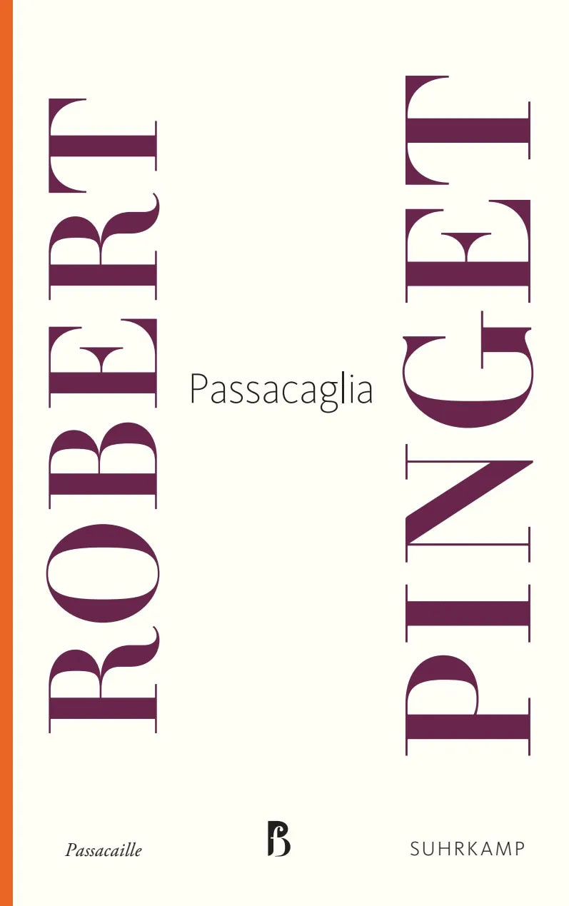 Buchcover von 'Passacaglia' - Taschenbuch von Robert Pinget