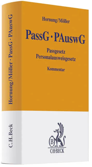 Buchcover von 'Passgesetz - Personalausweisgesetz. PassG / PAuswG' - Gebundene Ausgabe von Gerrit Hornung