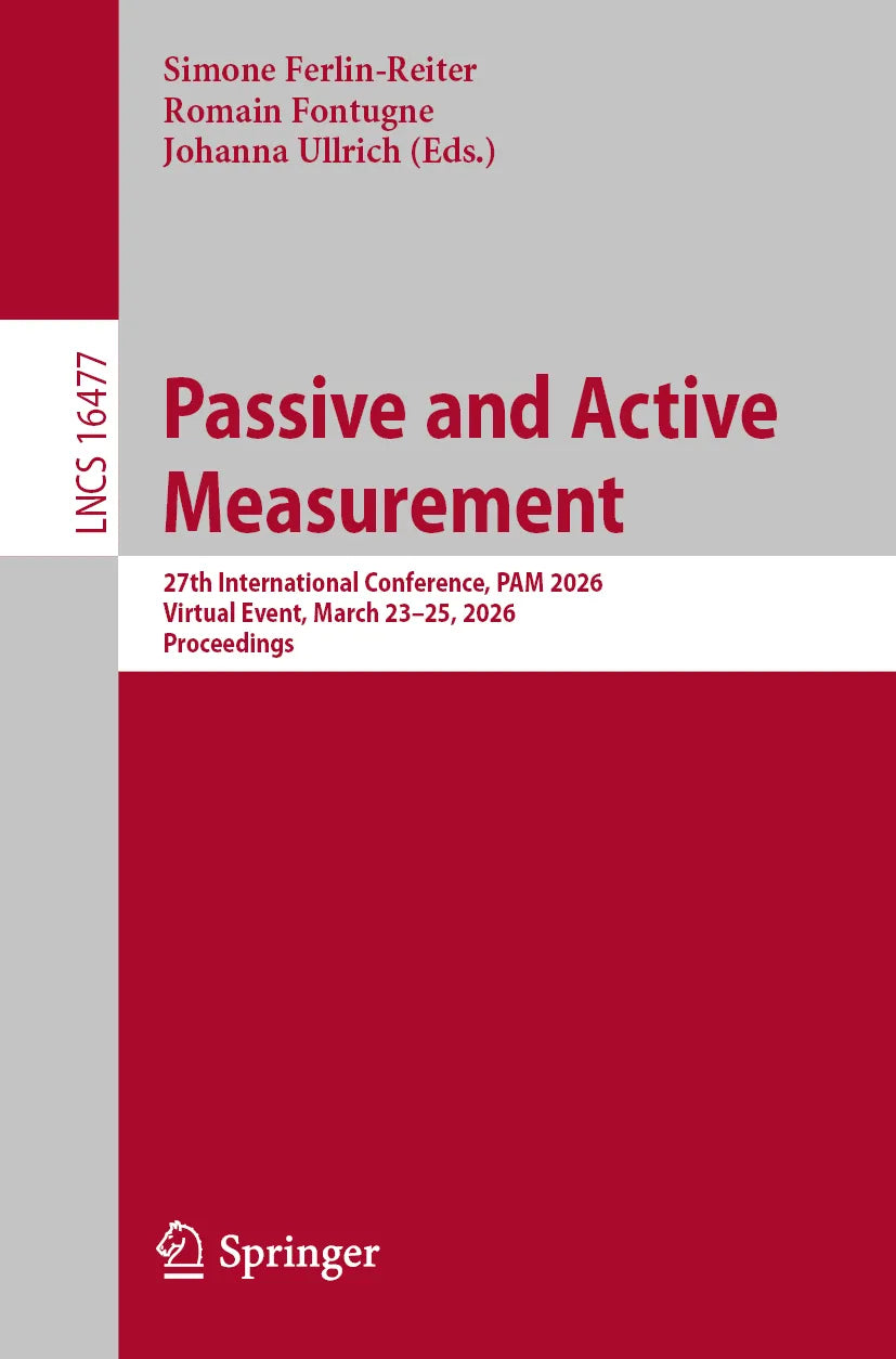Cover: Passive and Active Measurement (E-Book)