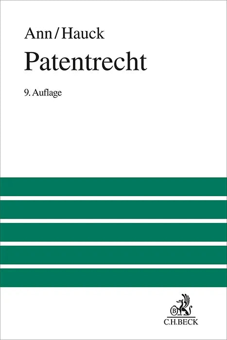 Buchcover von 'Patentrecht' - Gebundene Ausgabe von Christoph Ann