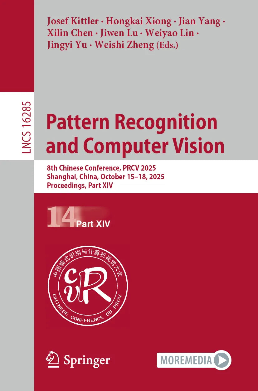Cover: Pattern Recognition and Computer Vision (E-Book)