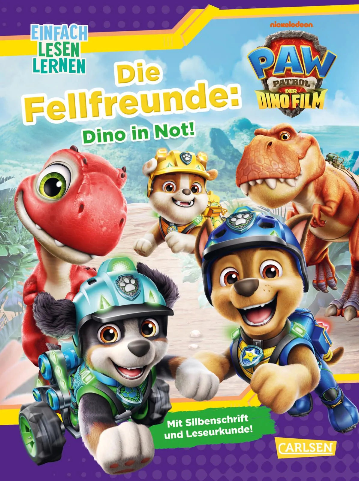 Cover: PAW Patrol - The Dino Movie Die Fellfreunde: Dino in Not (Hardcover) von Nora De Lon