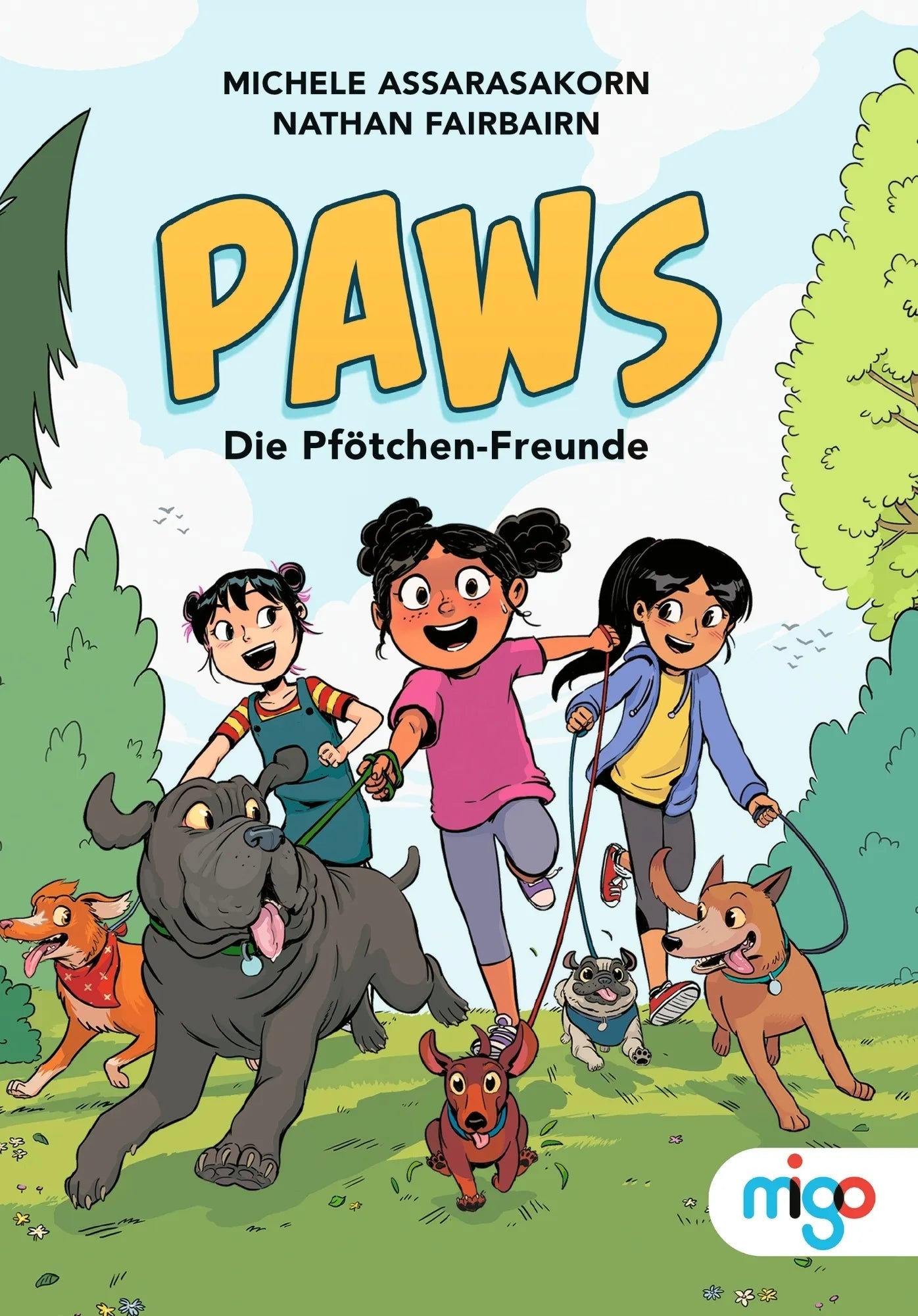 Buchcover von 'PAWS. Die Pfötchen-Freunde' - Gebundene Ausgabe von Nathan Fairbairn