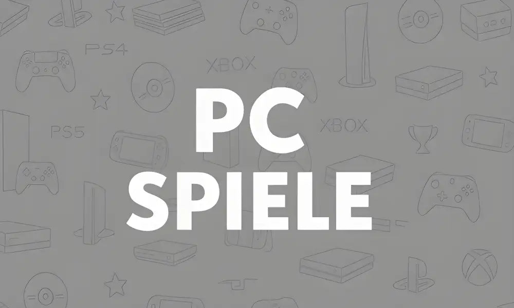 PC Spiele Kollektion Banner für die Kategorie Übersicht im Online-Shop.