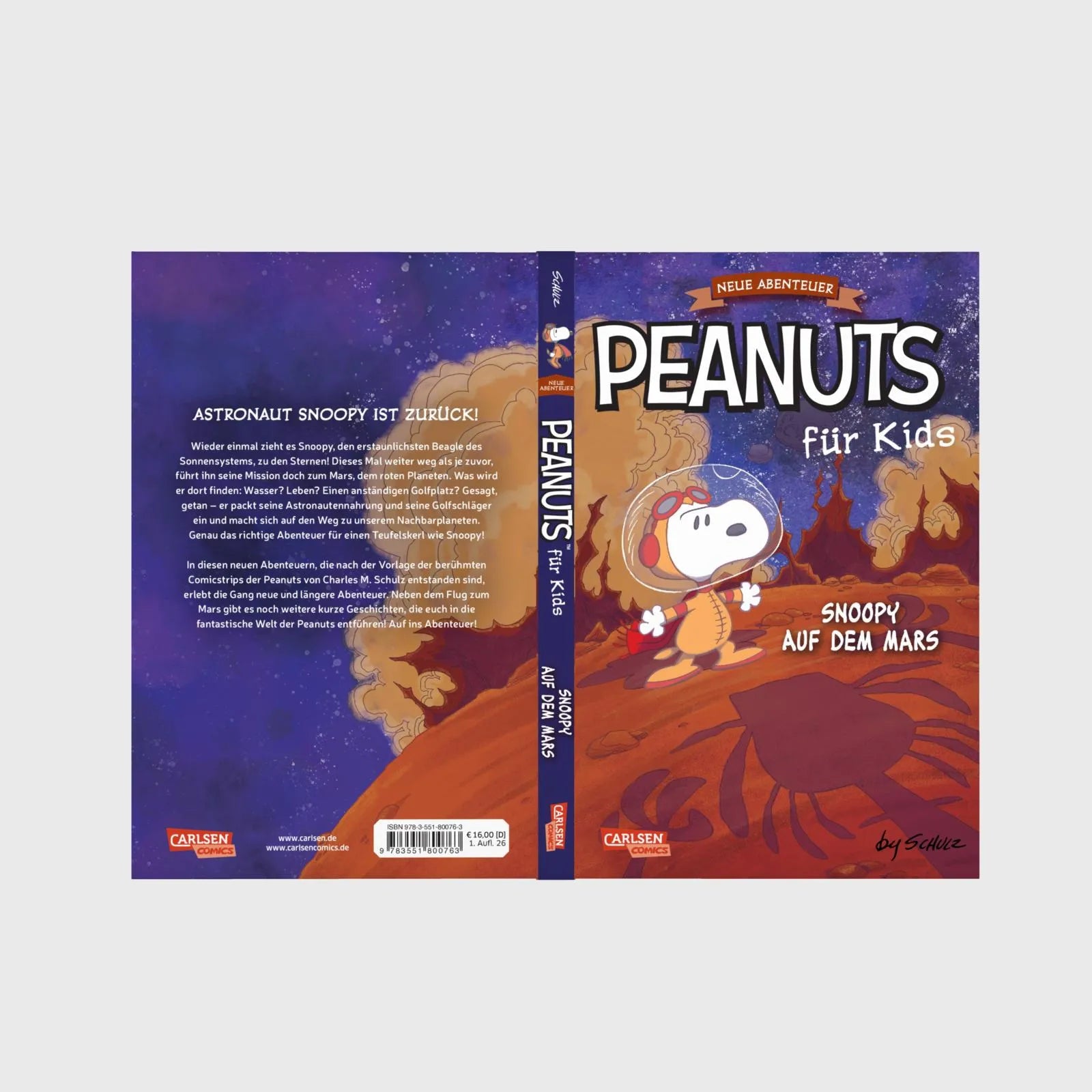 Produktansicht: Peanuts für Kids - Neue Abenteuer 6: Snoopy auf dem Mars (Taschenbuch)