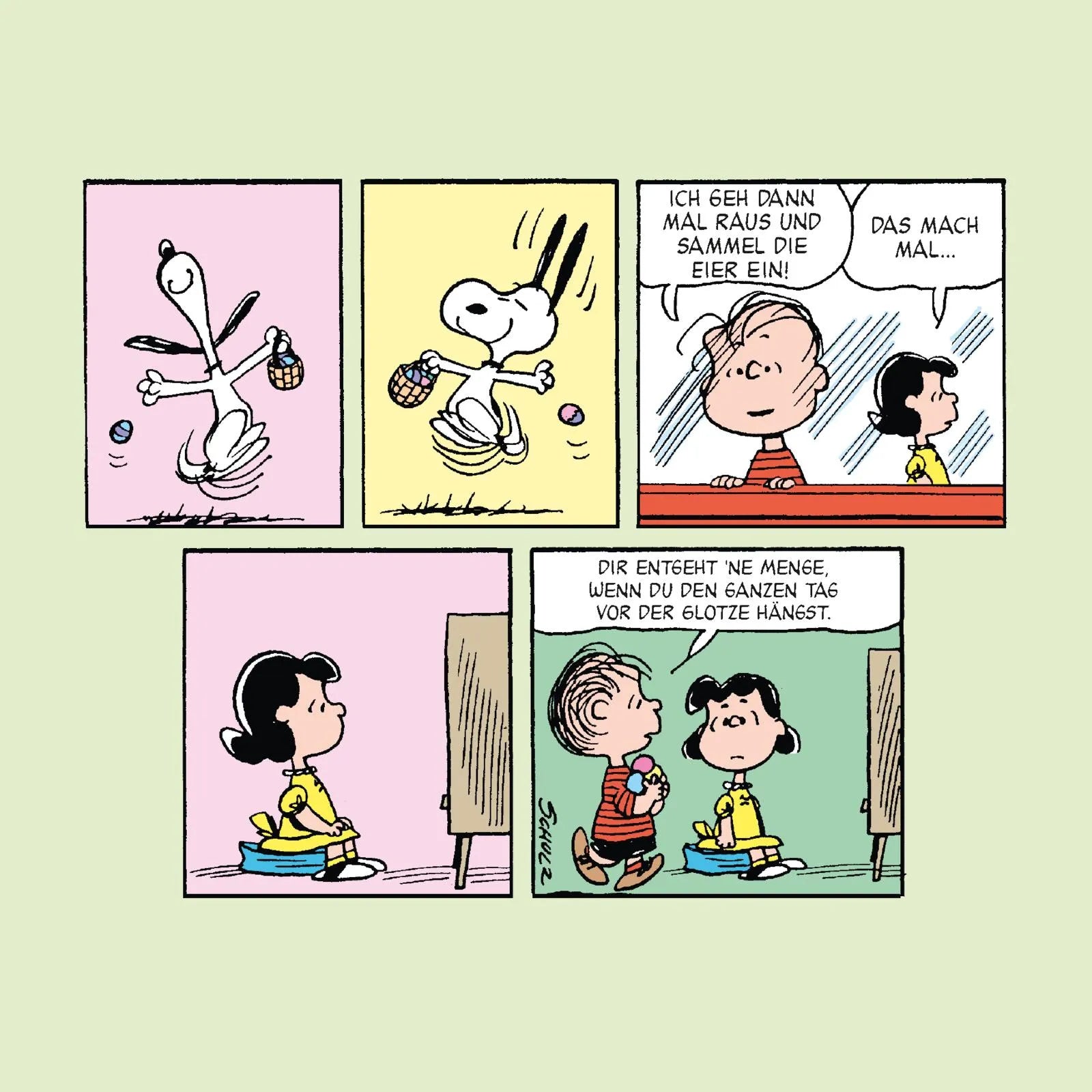 Detailansicht: Peanuts Geschenkbuch: Frohe Ostern wünschen Snoopy und die Peanuts! (Hardcover)