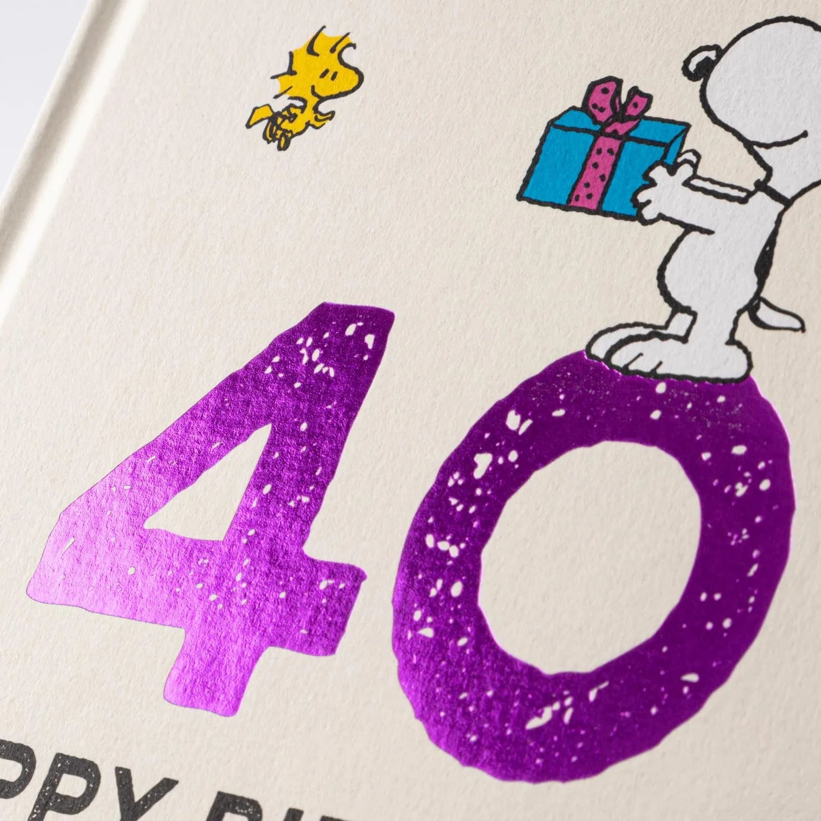 Detailansicht: Peanuts Geschenkbuch: Happy Birthday zum 40. Geburtstag (Hardcover)