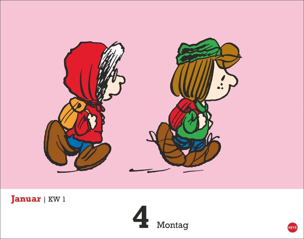 Peanuts Tagesabreißkalender 2027 – Ansicht