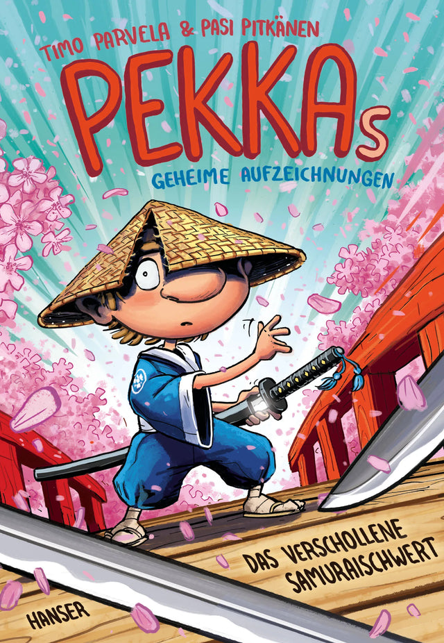 Buchcover von 'Pekkas geheime Aufzeichnungen - Das verschollene Samuraischwert' - Gebundene Ausgabe von Timo Parvela