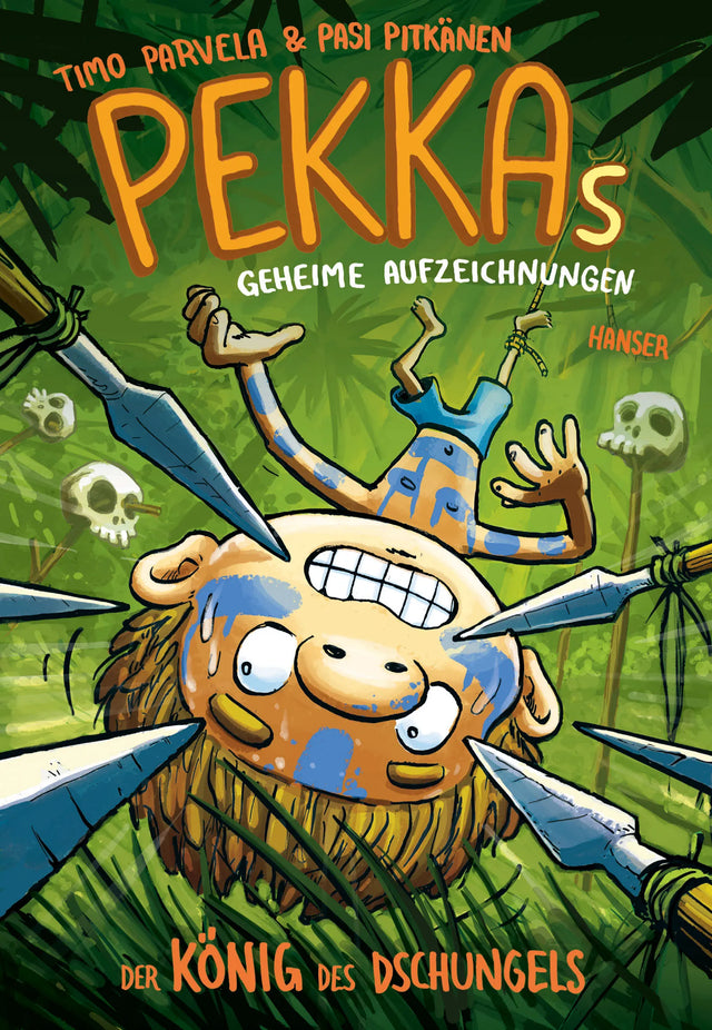 Buchcover von 'Pekkas geheime Aufzeichnungen - Der König des Dschungels' - Gebundene Ausgabe von Timo Parvela