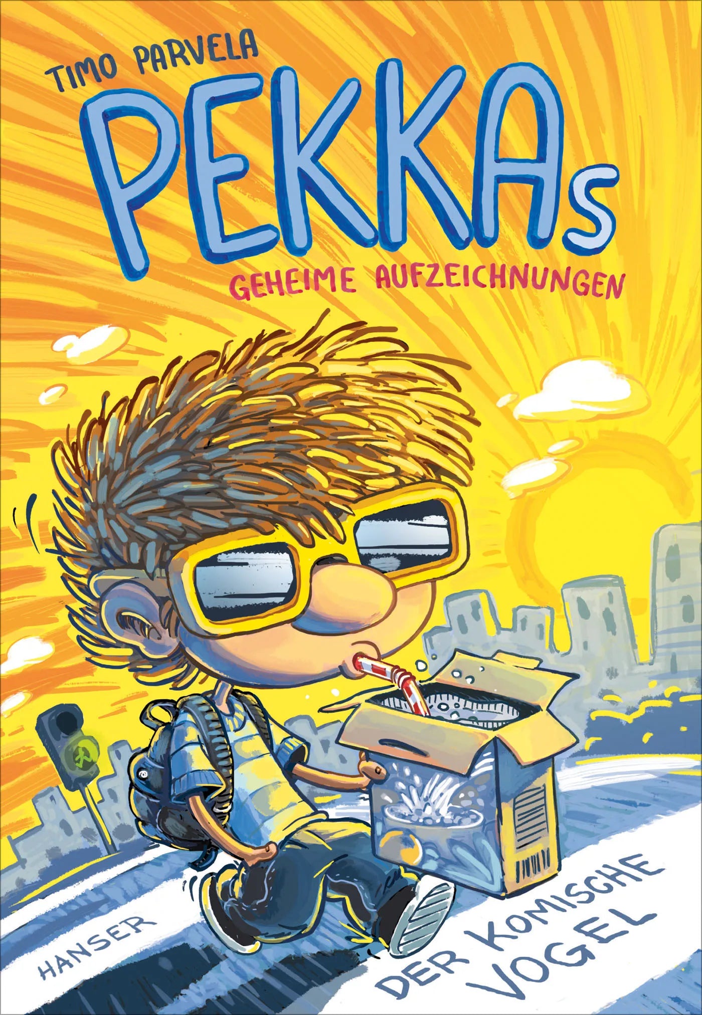 Buchcover von 'Pekkas geheime Aufzeichnungen - Der komische Vogel' - Gebundene Ausgabe von Timo Parvela