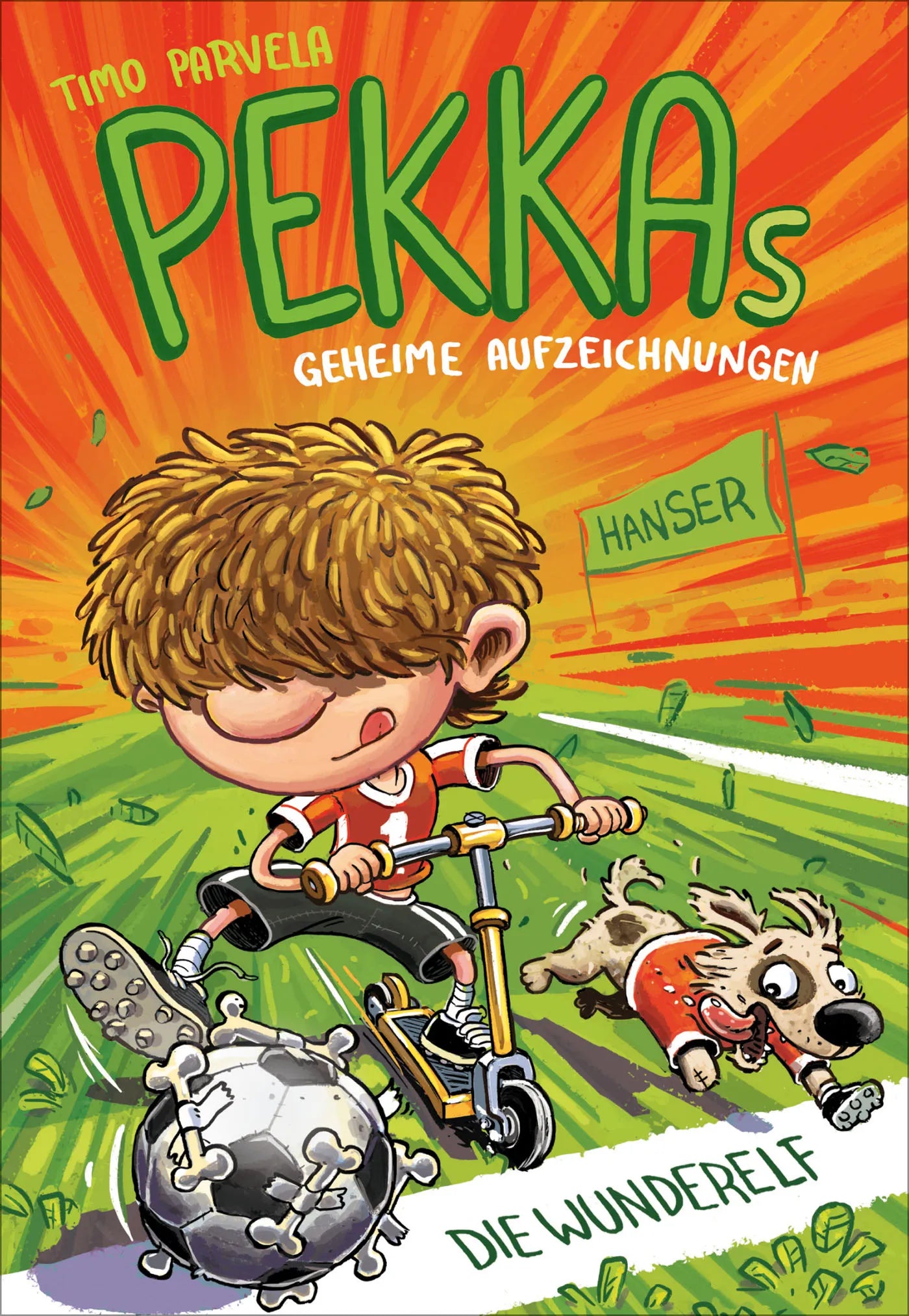 Buchcover von 'Pekkas geheime Aufzeichnungen - Die Wunderelf' - Gebundene Ausgabe von Timo Parvela