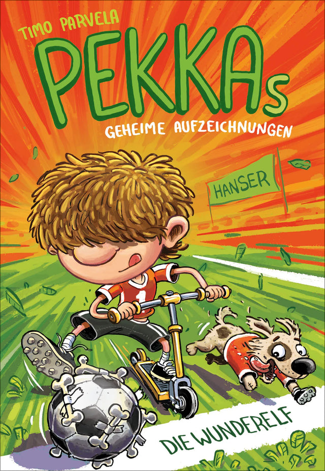 Buchcover von 'Pekkas geheime Aufzeichnungen - Die Wunderelf' - Gebundene Ausgabe von Timo Parvela