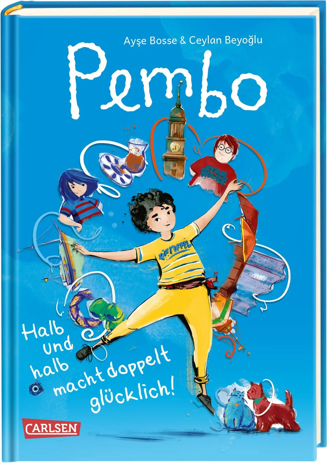 Buchcover von 'Pembo – Halb und halb macht doppelt glücklich!' - Gebundene Ausgabe von Ayse Bosse