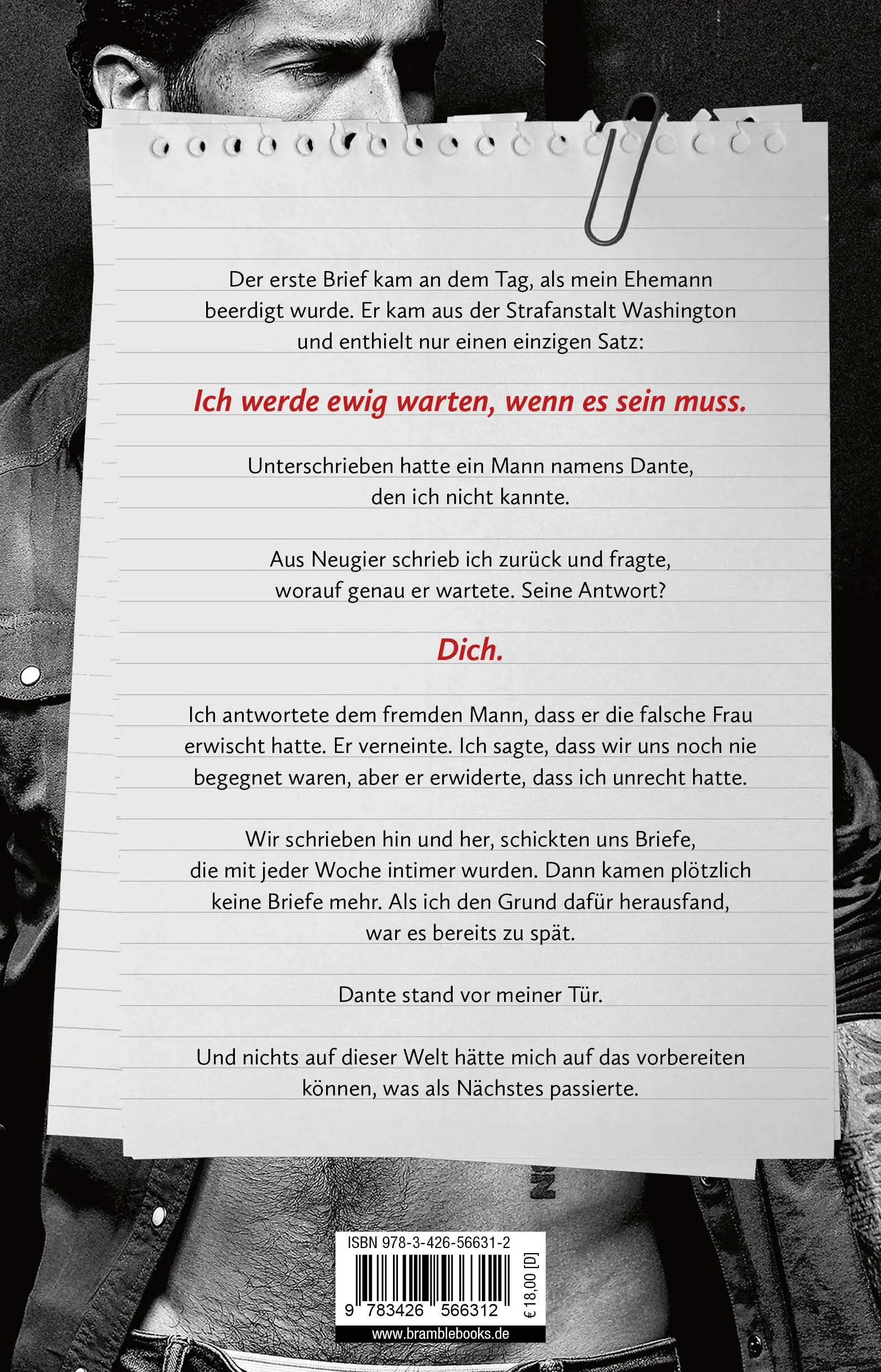 Buchrückseite von 'Pen Pal' mit Klappentext - Paperback