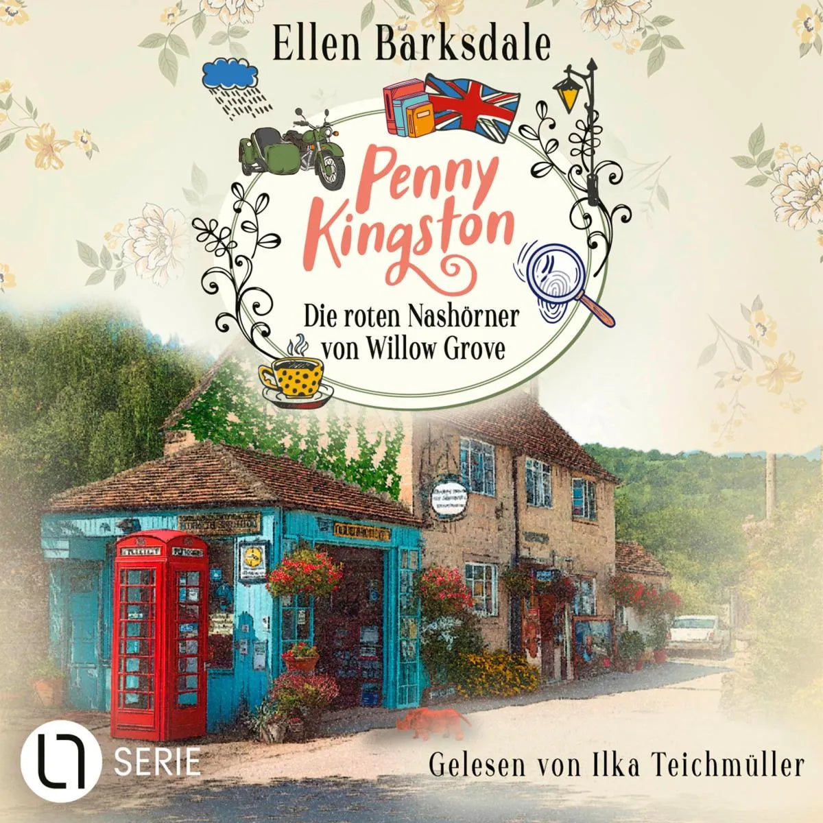 Cover: Penny Kingston - Die roten Nashörner von Willow Grove (Hörbuch Download) von Ellen Barksdale