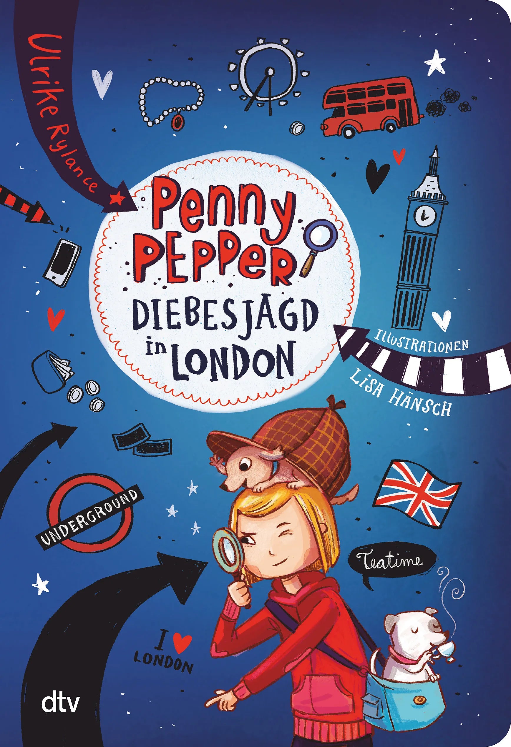 Buchcover von 'Penny Pepper - Diebesjagd in London' - Taschenbuch von Ulrike Rylance