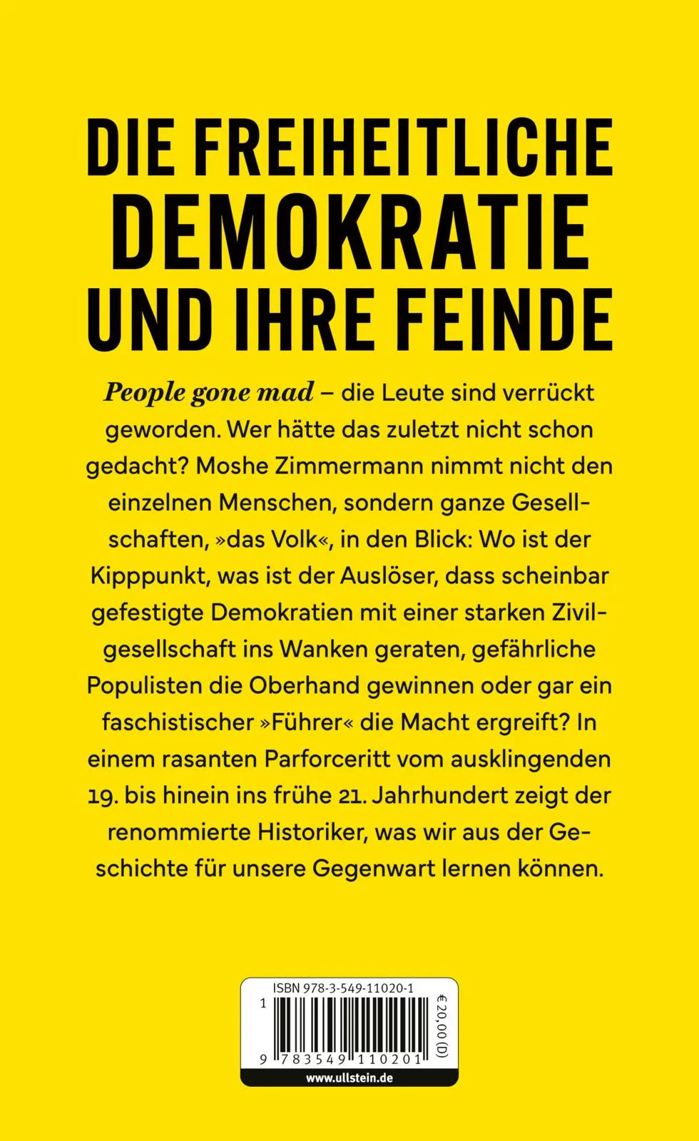 Rückseite: People gone mad (Hardcover)