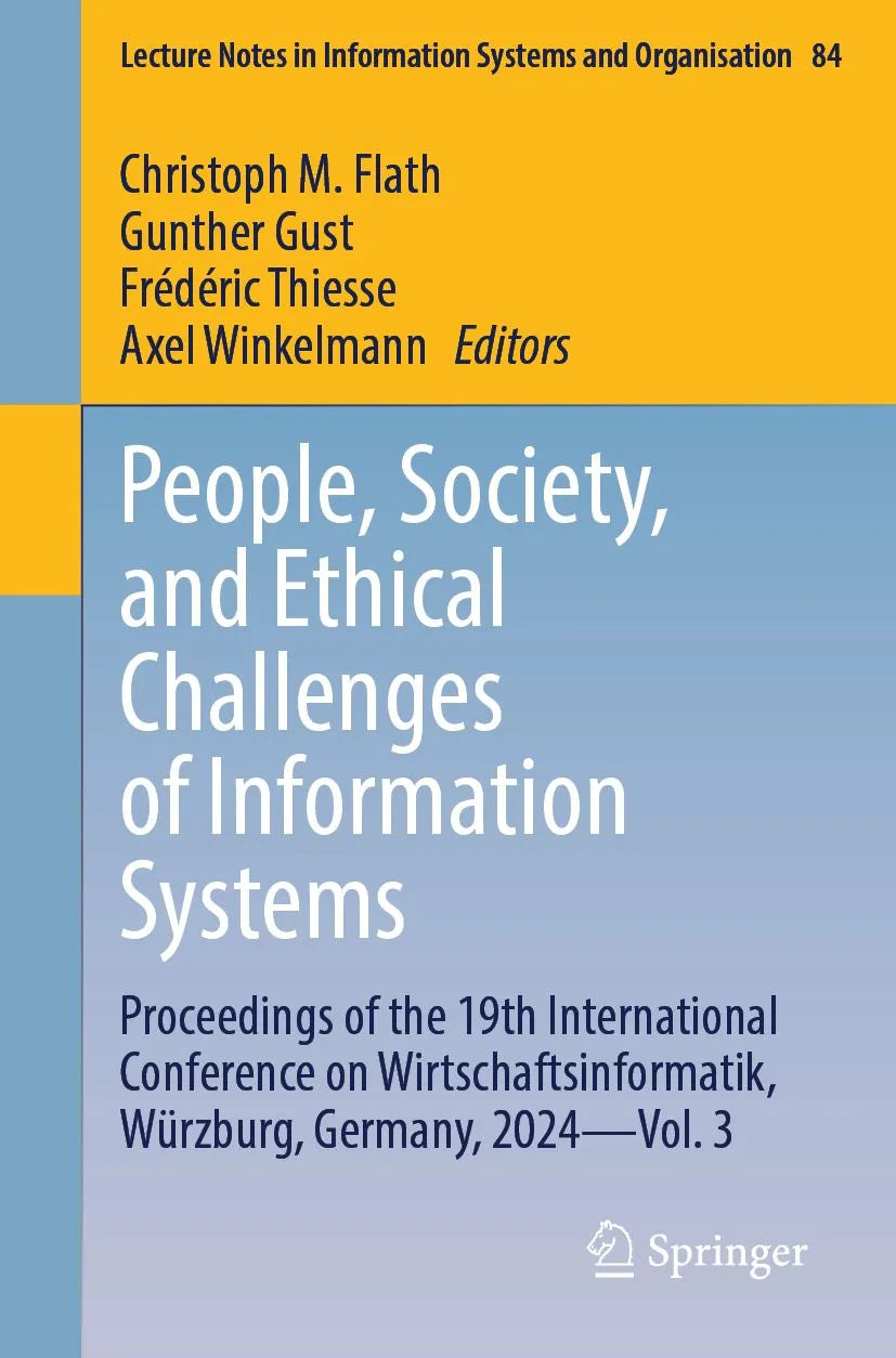Cover: People, Society, and Ethical Challenges of Information Systems (E-Book) von Christoph M. Flath