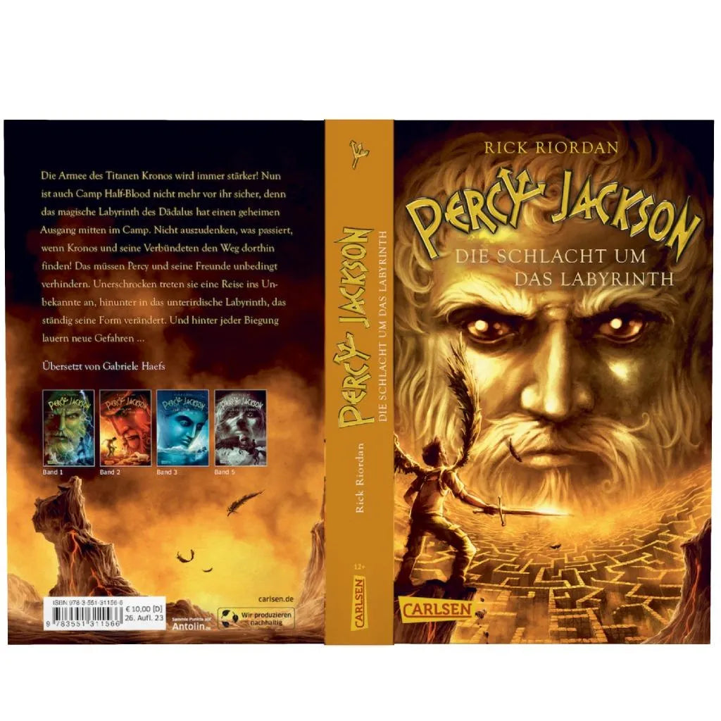 Rick Riordan - Percy Jackson 4: Die Schlacht um das Labyrinth