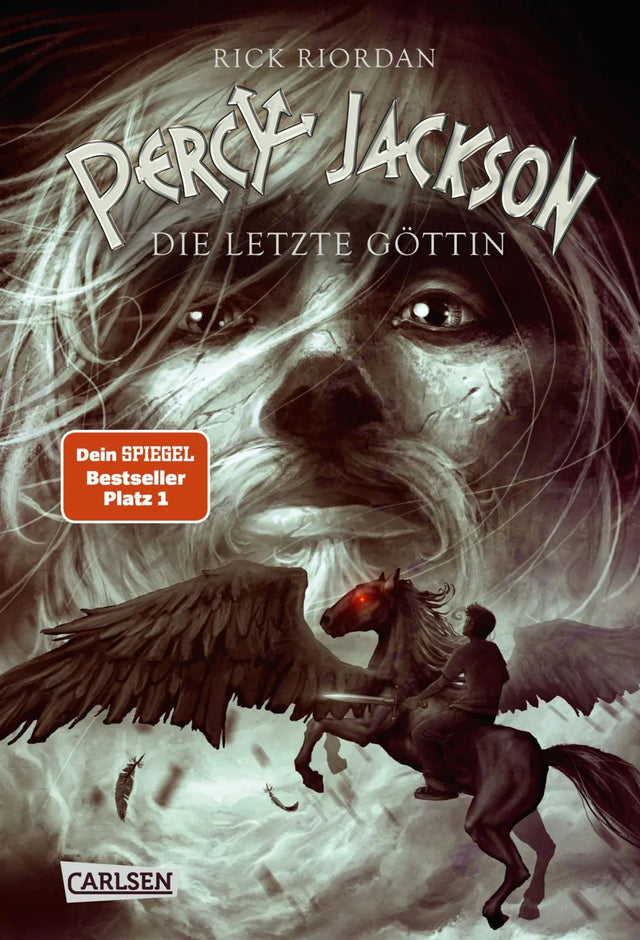 Buchcover von 'Percy Jackson 5: Die letzte Göttin' - Gebundene Ausgabe von Rick Riordan