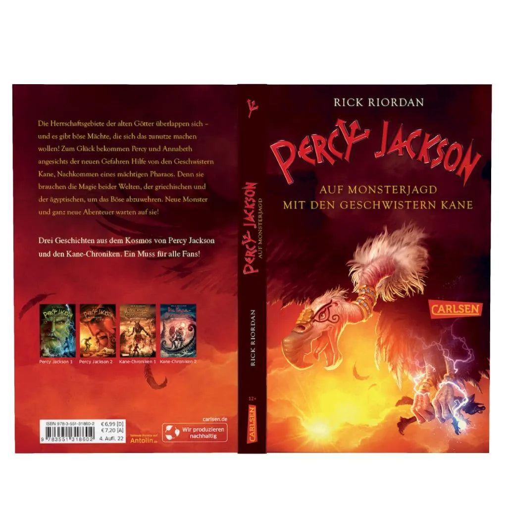 Produktansicht: Percy Jackson: Auf Monsterjagd mit den Geschwistern Kane (Taschenbuch)