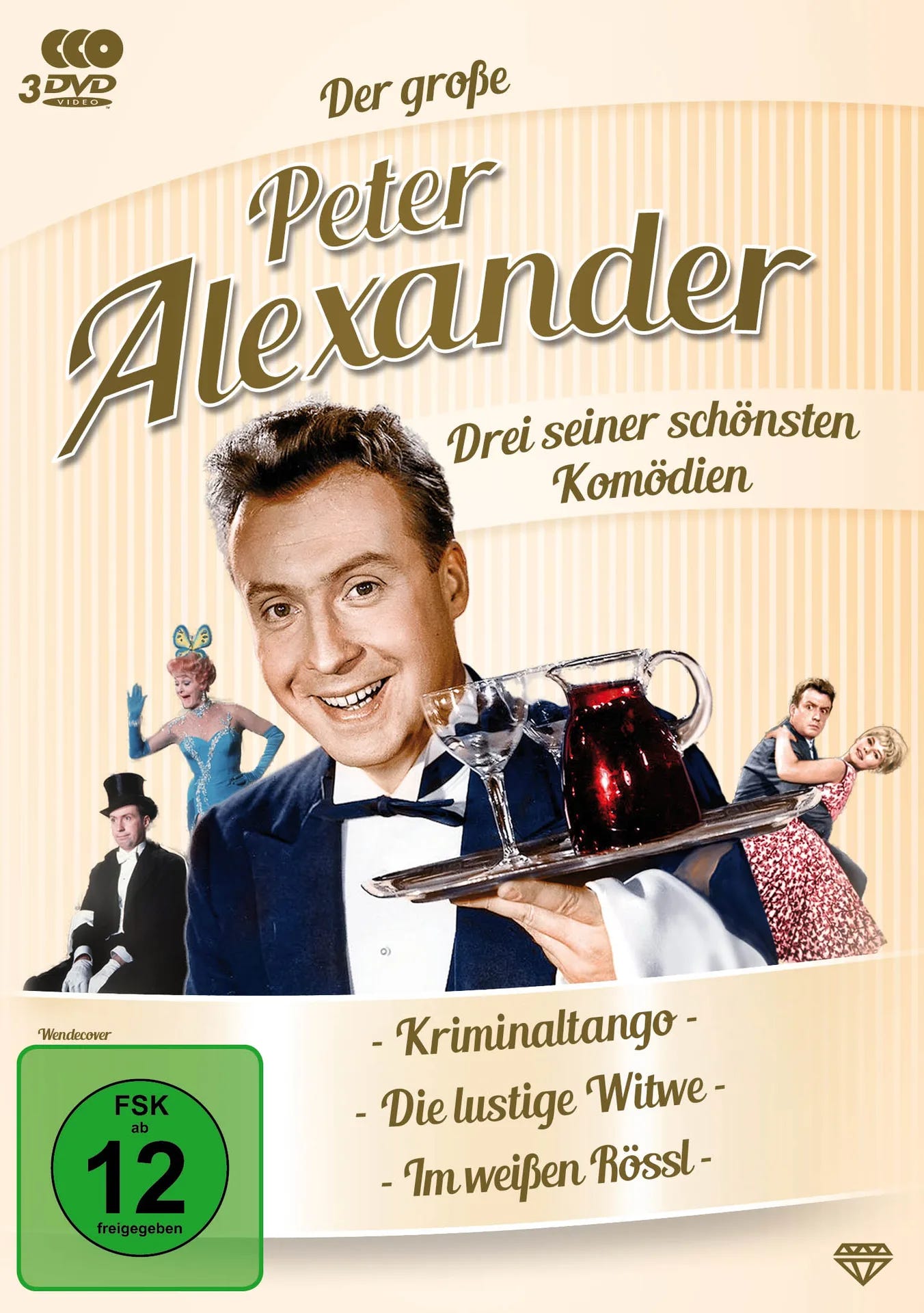 DVD-Cover: Peter Alexander Box. Regie: Werner Jacobs