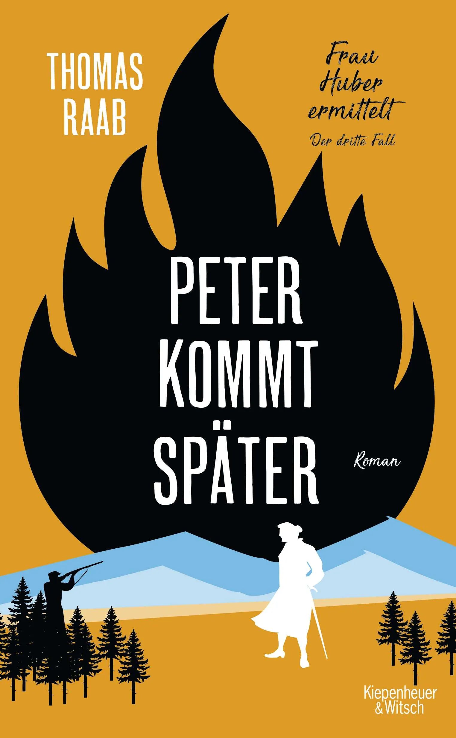 Buchcover von 'Peter kommt später' - Gebundene Ausgabe von Thomas Raab