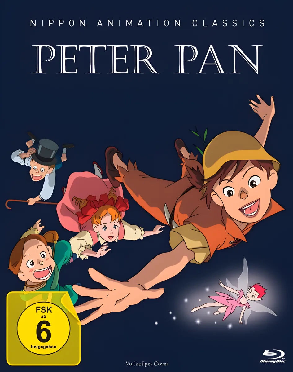 Blu-ray-Cover: Peter Pan - Die komplette Serie. Vorläufiges PLAION-Cover; finale Abbildung folgt