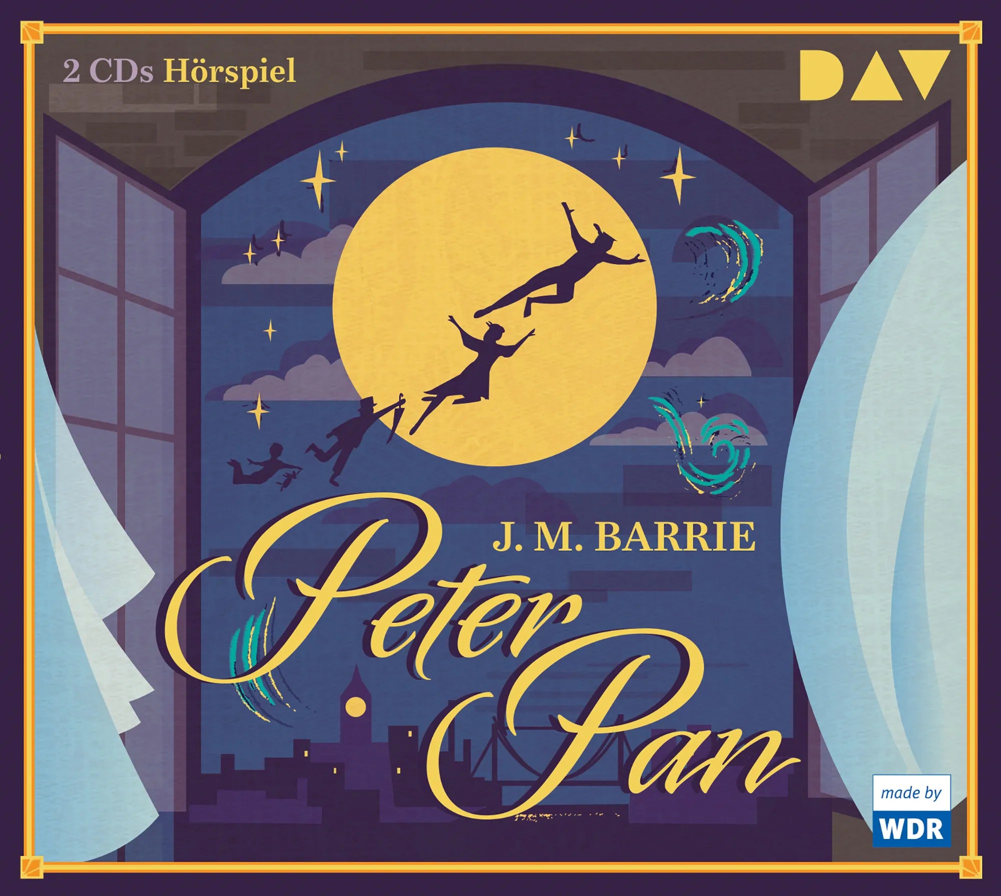 Buchcover von 'Peter Pan' - Hörbuch (CD) von James Matthew Barrie