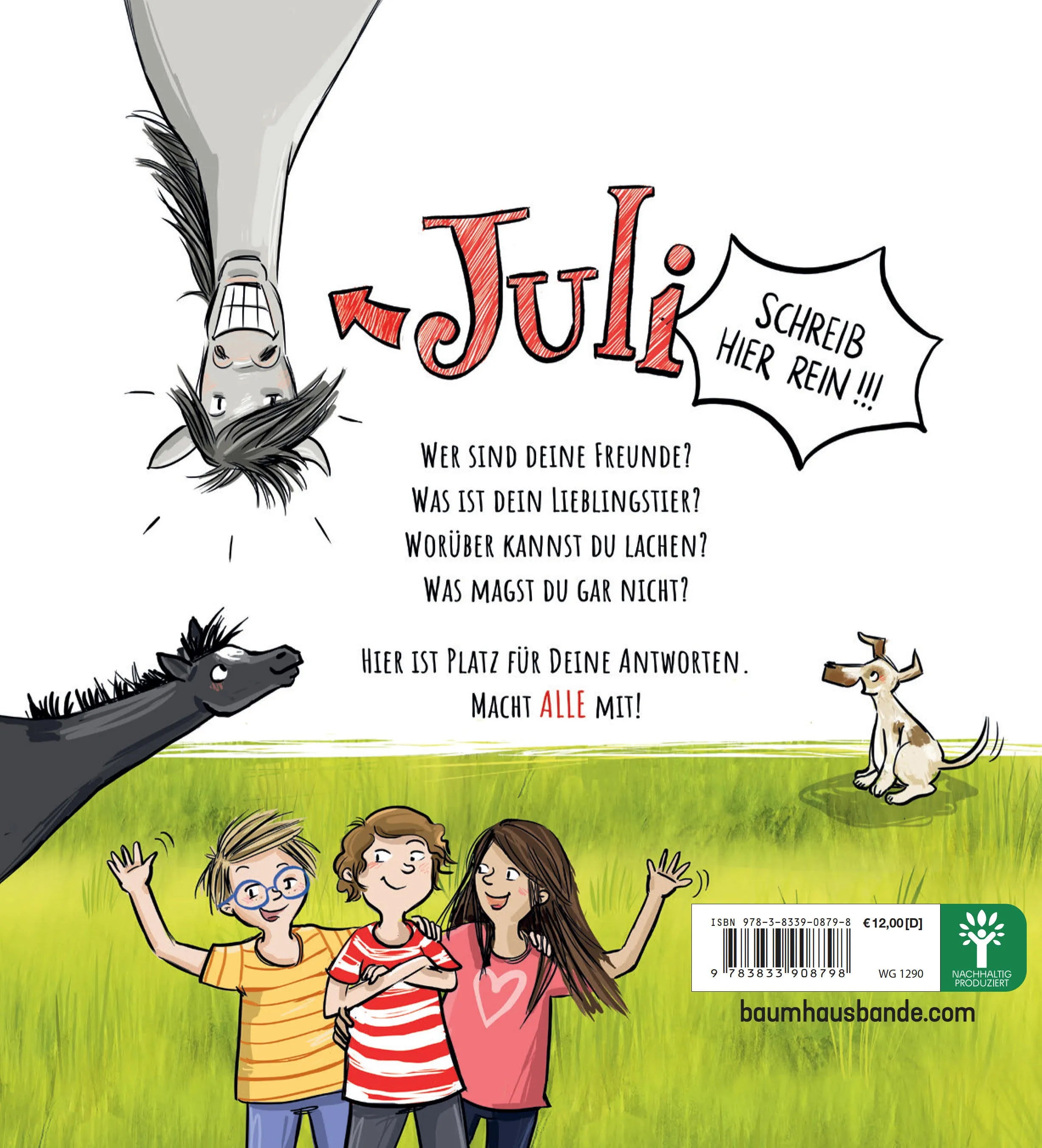 Produktansicht: Juli - Freundebuch (Gebundene Ausgabe)