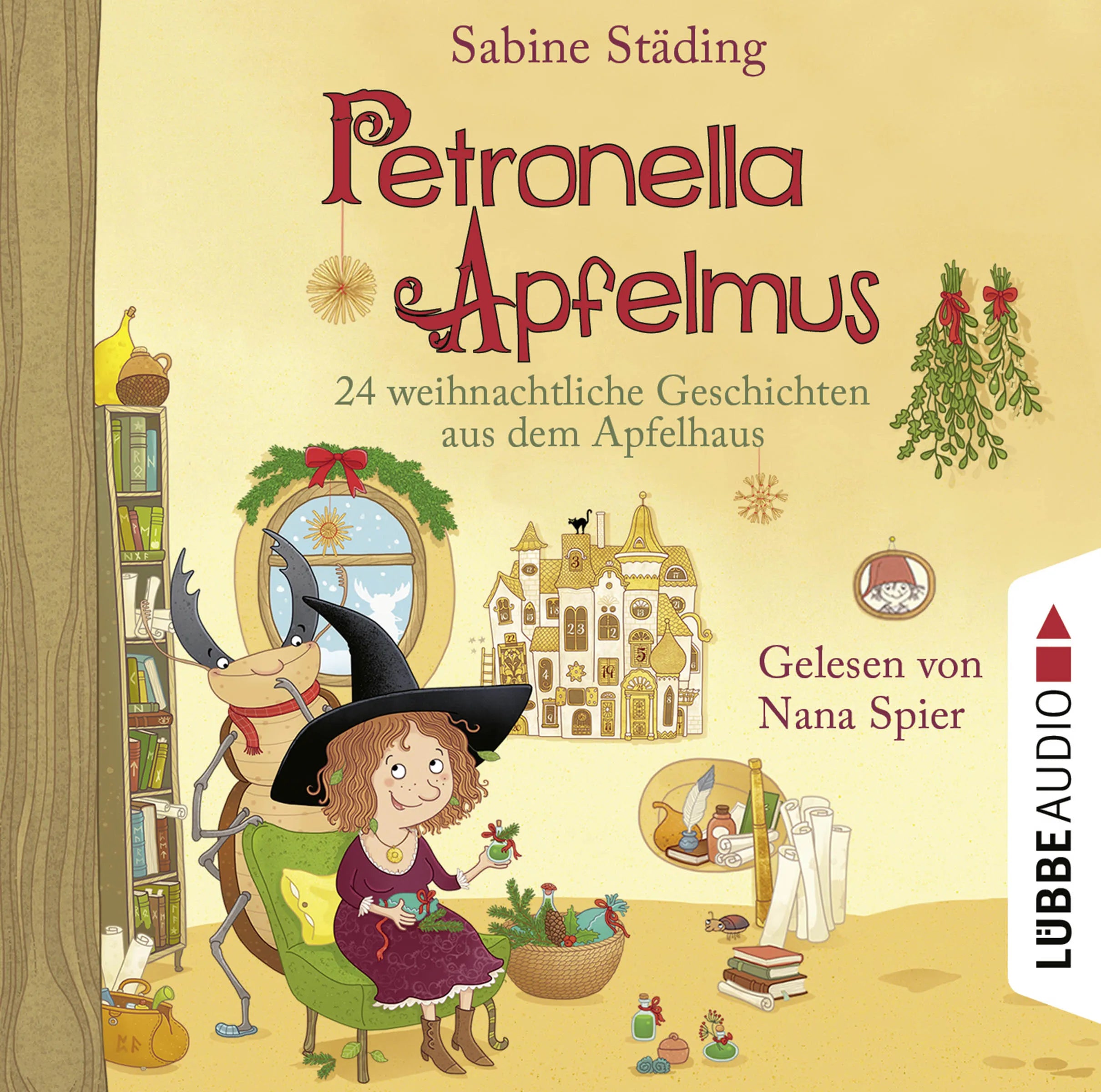 Buchcover von 'Petronella Apfelmus - 24 weihnachtliche Geschichten aus dem Apfelhaus' - Hörbuch (CD) von Sabine Städing