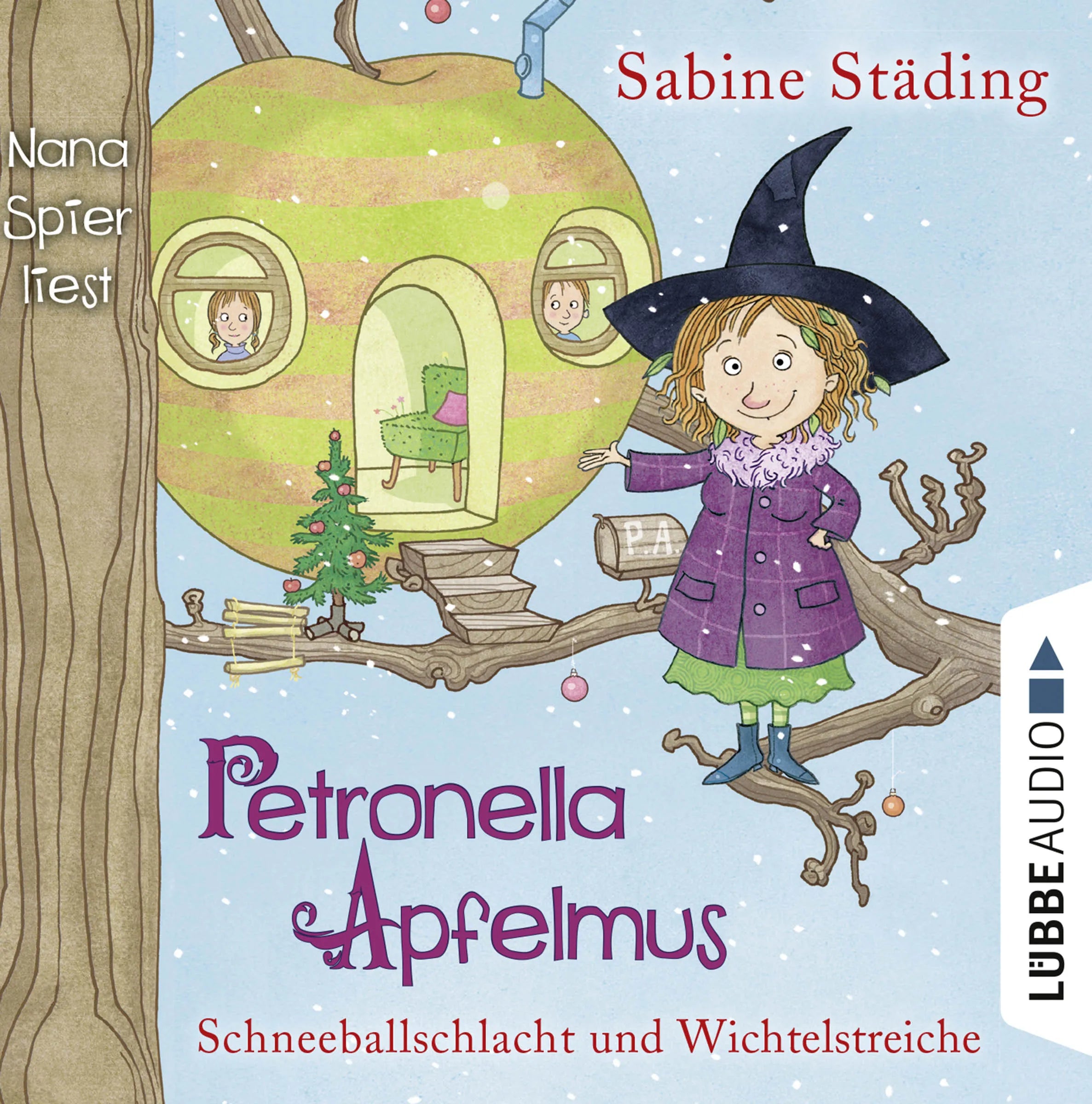 Buchcover von 'Petronella Apfelmus - Schneeballschlacht und Wichtelstreiche' - Hörbuch (CD) von Sabine Städing
