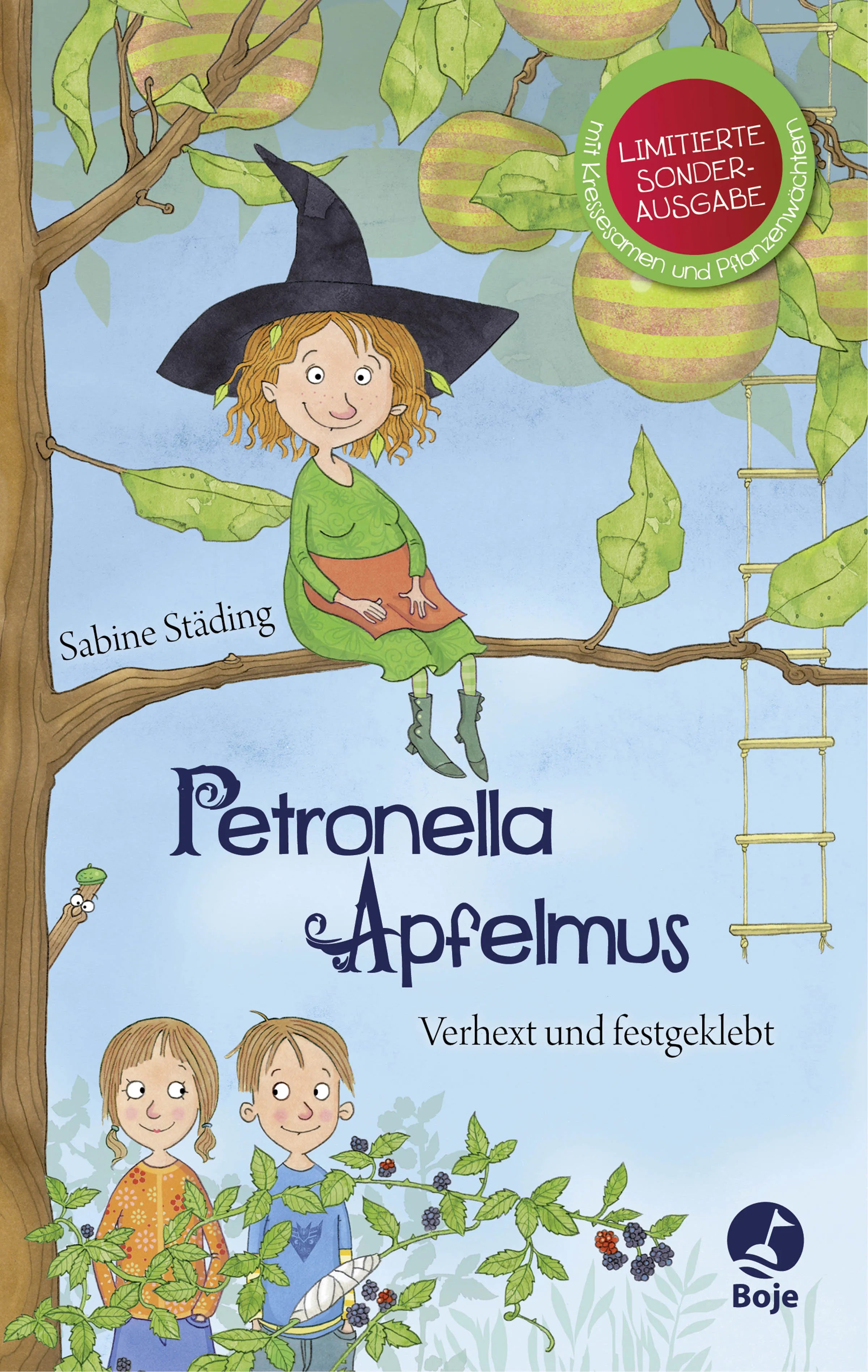 Buchcover von 'Petronella Apfelmus - Verhext und festgeklebt' - Paperback von Sabine Städing