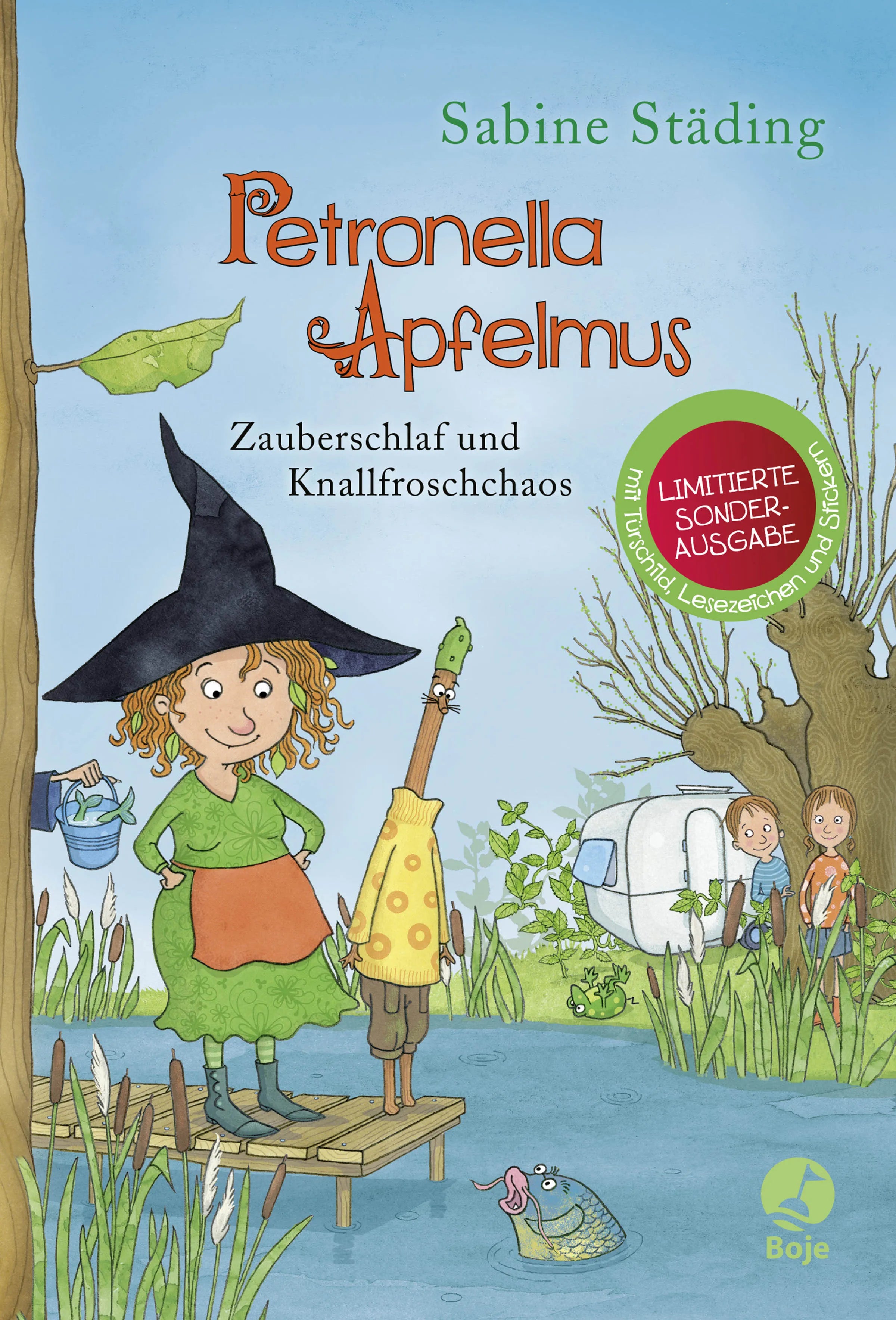Buchcover von 'Petronella Apfelmus - Zauberschlaf und Knallfroschchaos' - Paperback von Sabine Städing