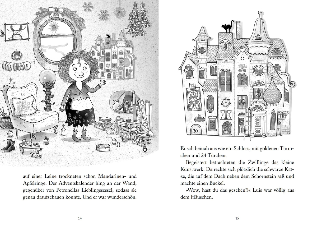 Detailansicht: Petronella Apfelmus - 24 weihnachtliche Geschichten aus dem Apfelhaus (Hardcover)