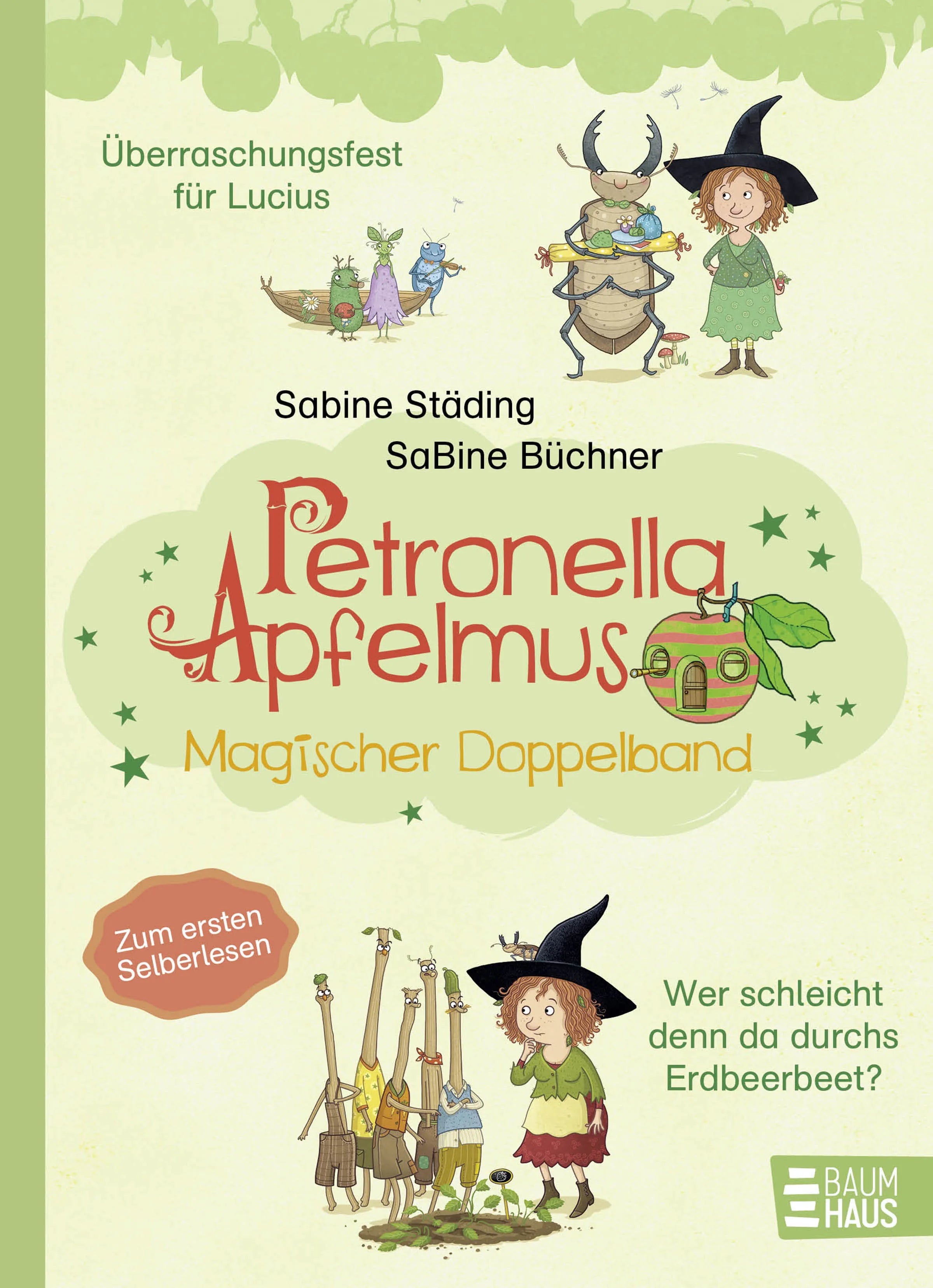 Buchcover von 'Petronella Apfelmus - Magischer Doppelband' - Gebundene Ausgabe von Sabine Städing