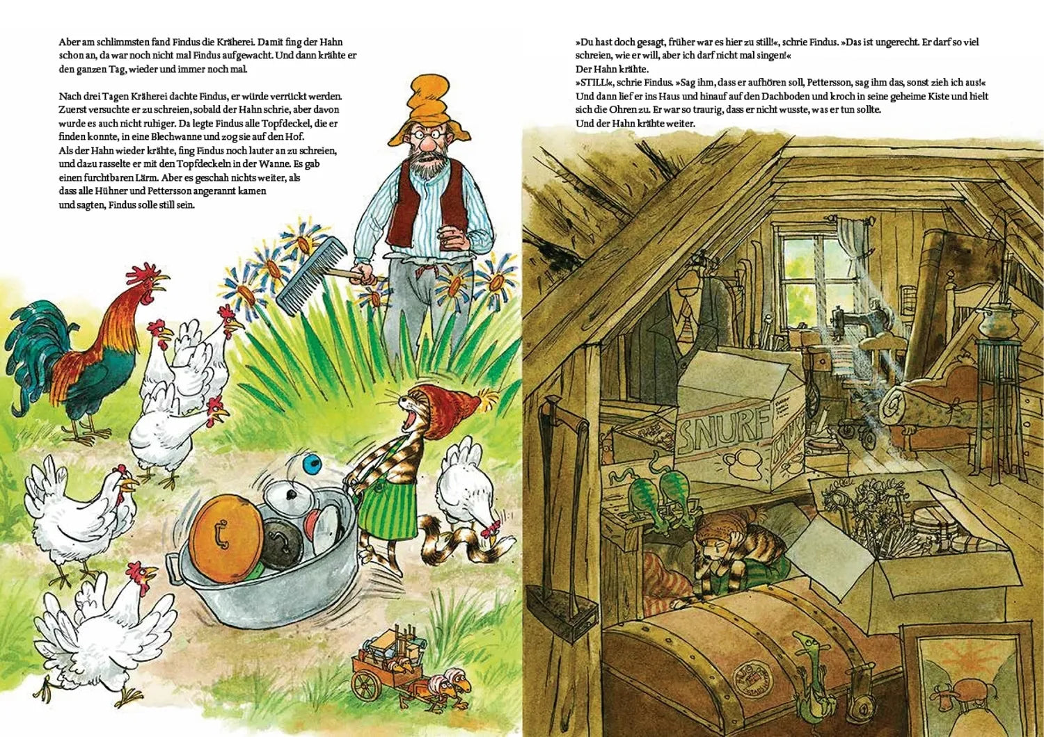 Abbildung von 'Pettersson und Findus. Findus und der Hahn im Korb'