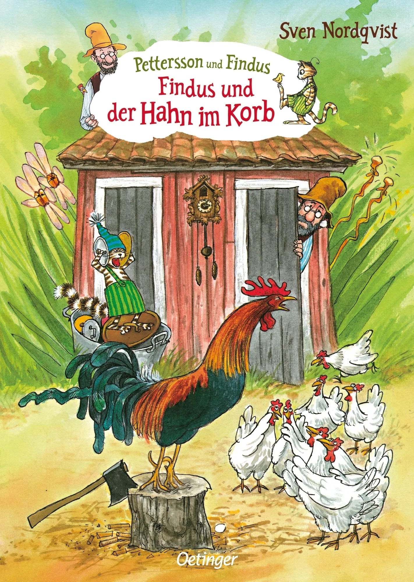 Buchcover von 'Pettersson und Findus. Findus und der Hahn im Korb' - Gebundene Ausgabe von Sven Nordqvist