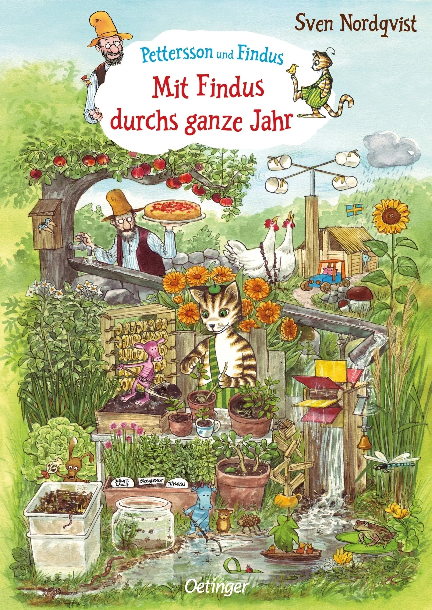 Buchcover von 'Pettersson und Findus. Mit Findus durchs ganze Jahr' - Gebundene Ausgabe von Eva-Lena Larsson